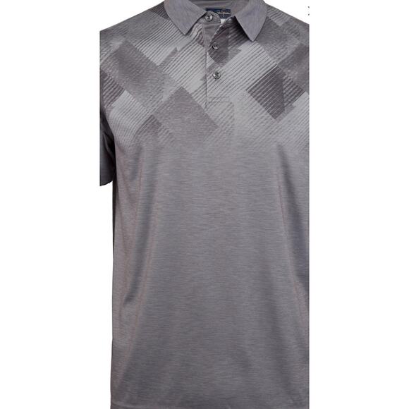 JACK NICKLAUS Men's Space Dye Argyle Short Sleeve Polo, Size XXL - Picture 6 of 6